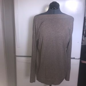 Loft light purple off shoulder sweater